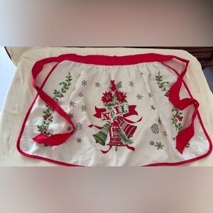 Festive Red and Green Holiday Apron